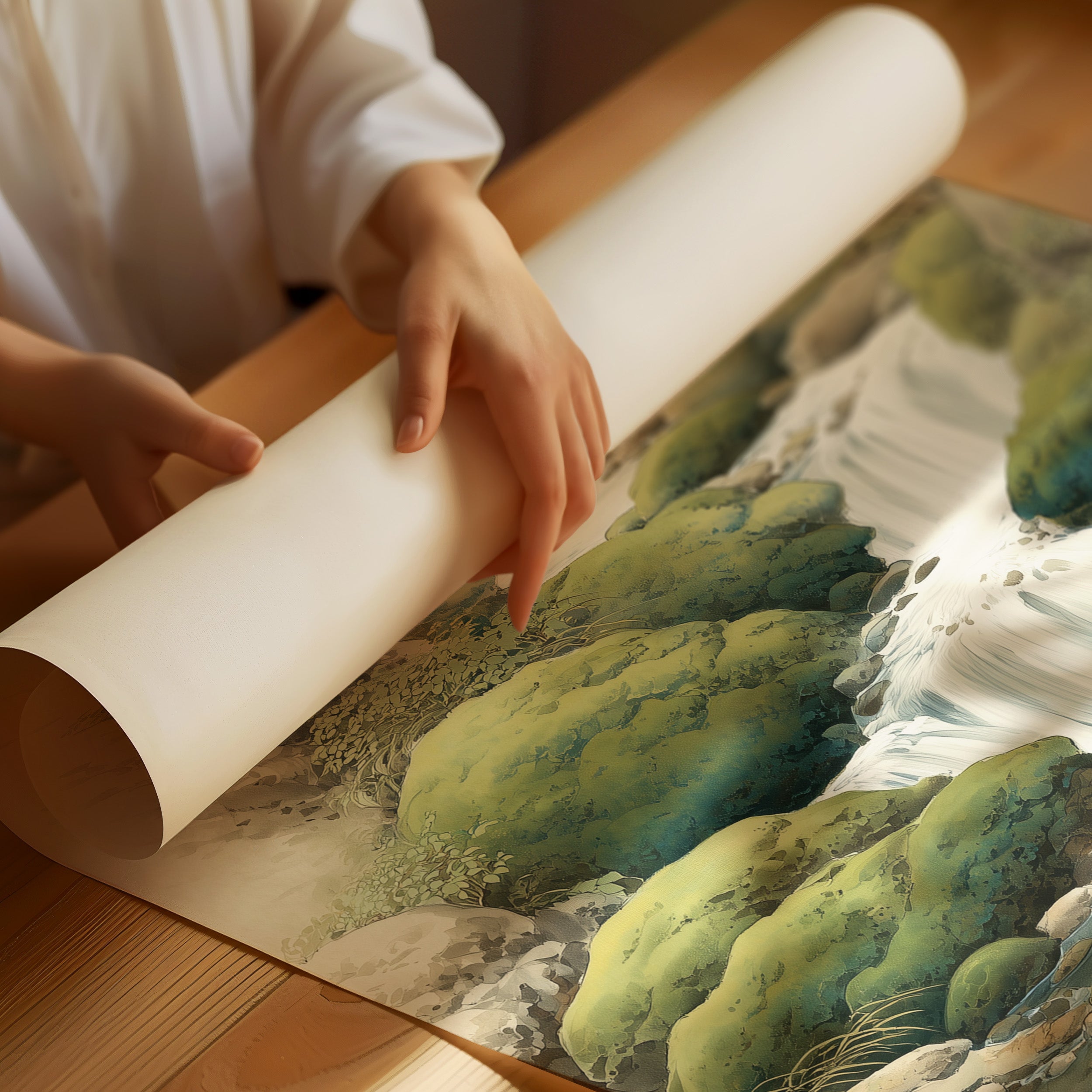 Moss Covered Stones Tell Stories