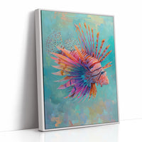 Vibrant Spines Pierce Aqua Depths