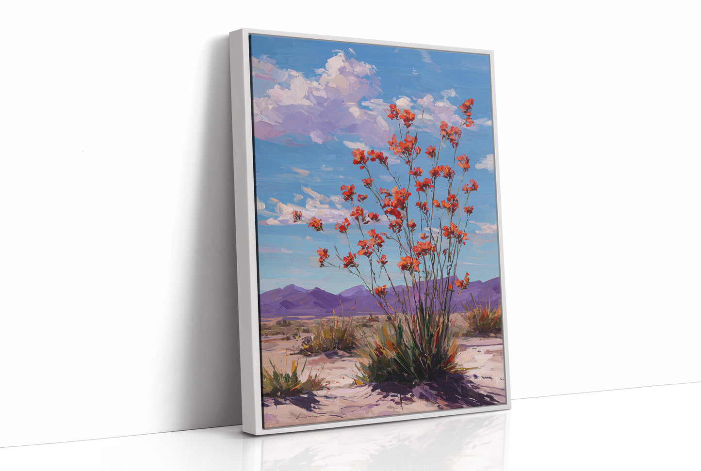 Desert Blooms Beneath Open Sky
