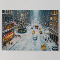 Manhattan's Christmas Ballet In Snow