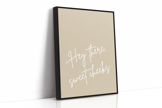 Gentle Words On Sand Canvas