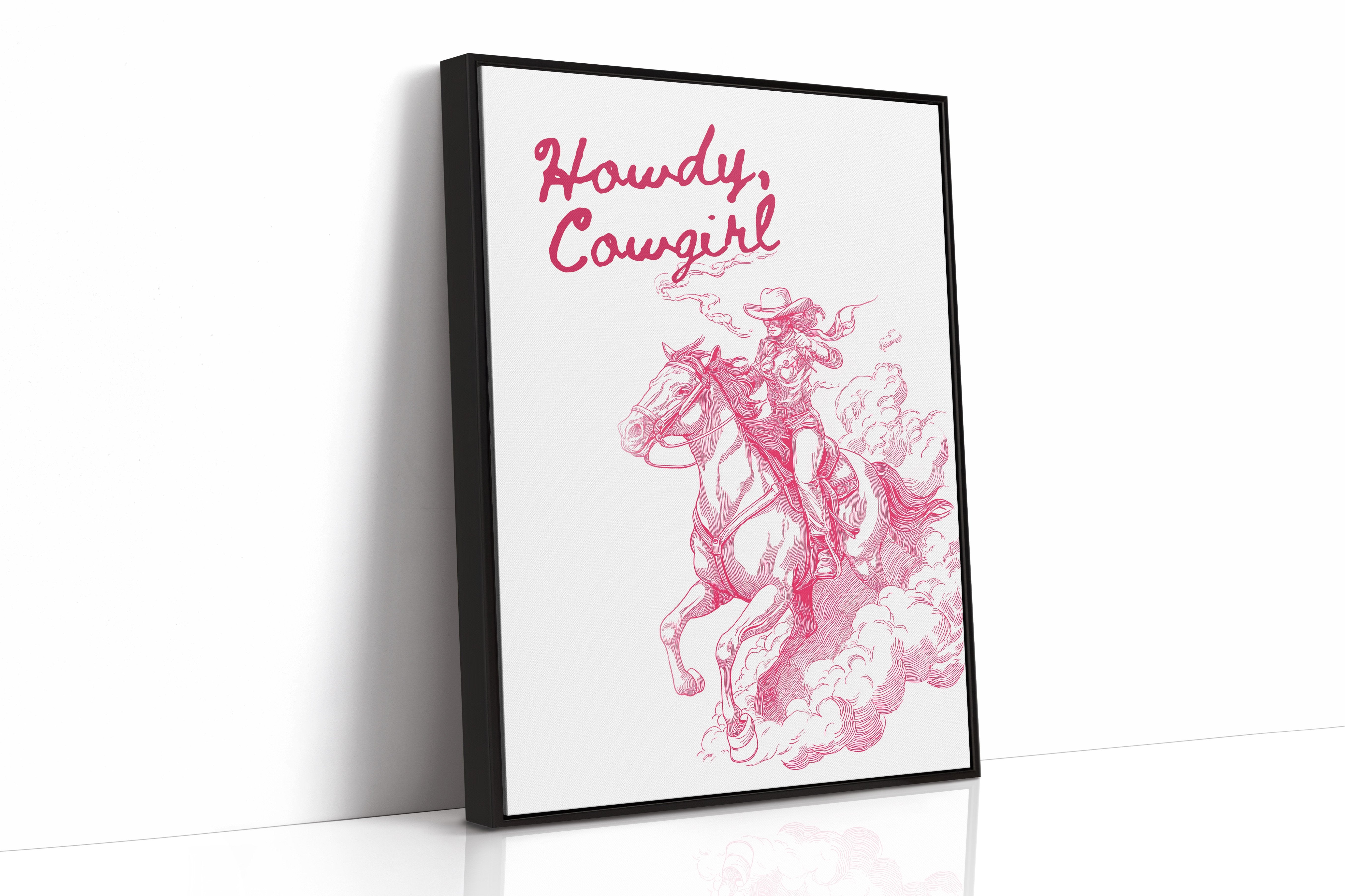 Pink Dust On Frontier Trails