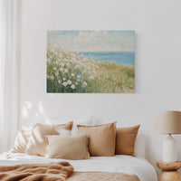 Coastal Poppies Dance With Waves