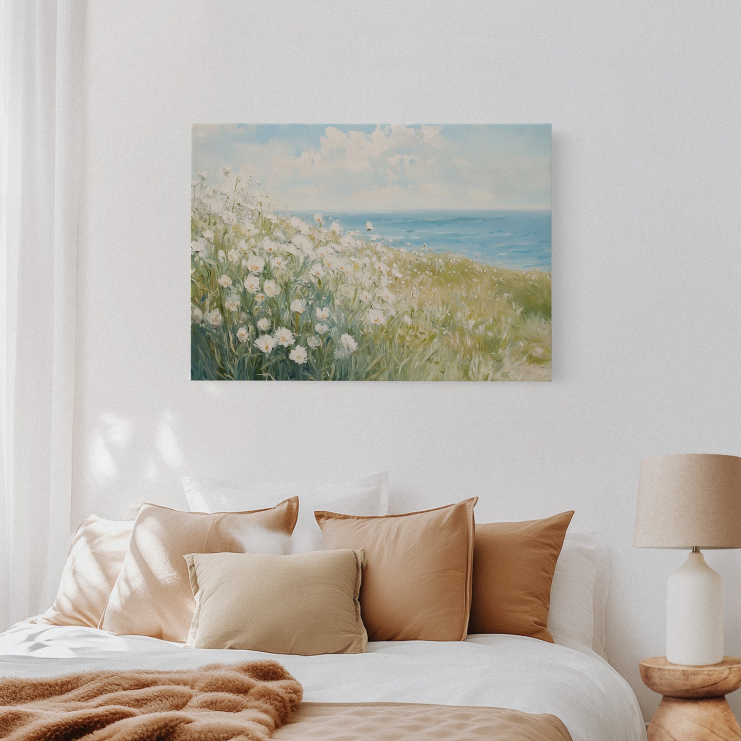 Coastal Poppies Dance With Waves
