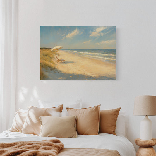 Summer Waits On Golden Sand