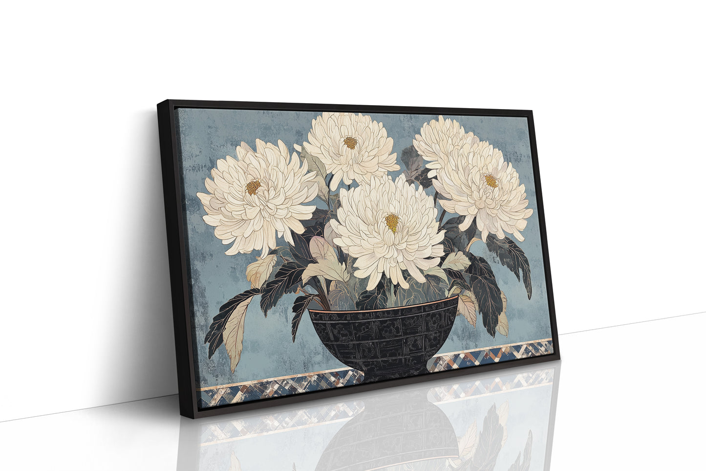 Chrysanthemums Bow To Winter's Song