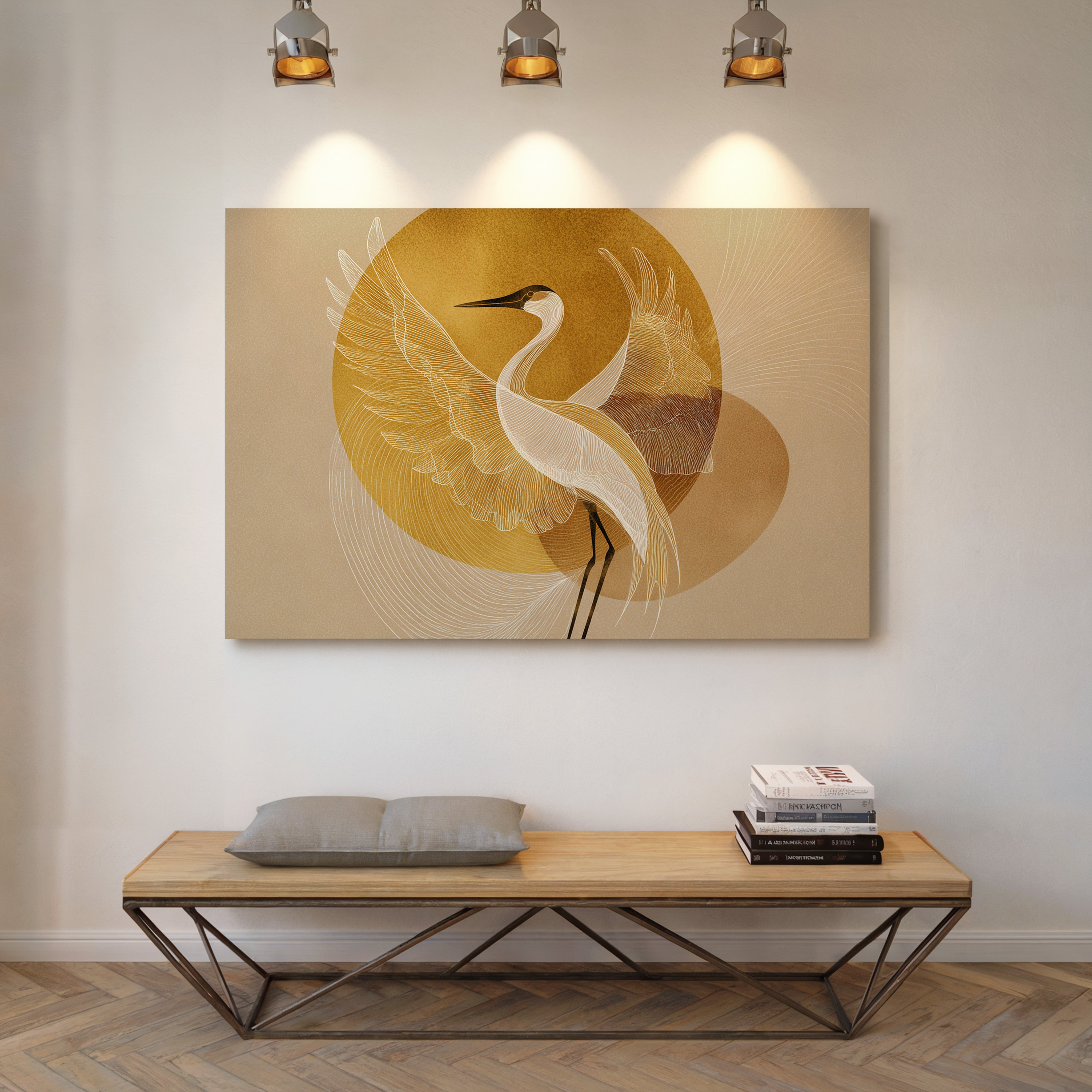 Golden Wings Catch Morning Light