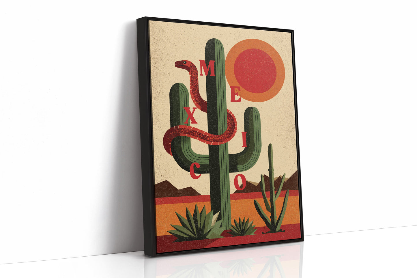 Serpent Dances Under Desert Sun