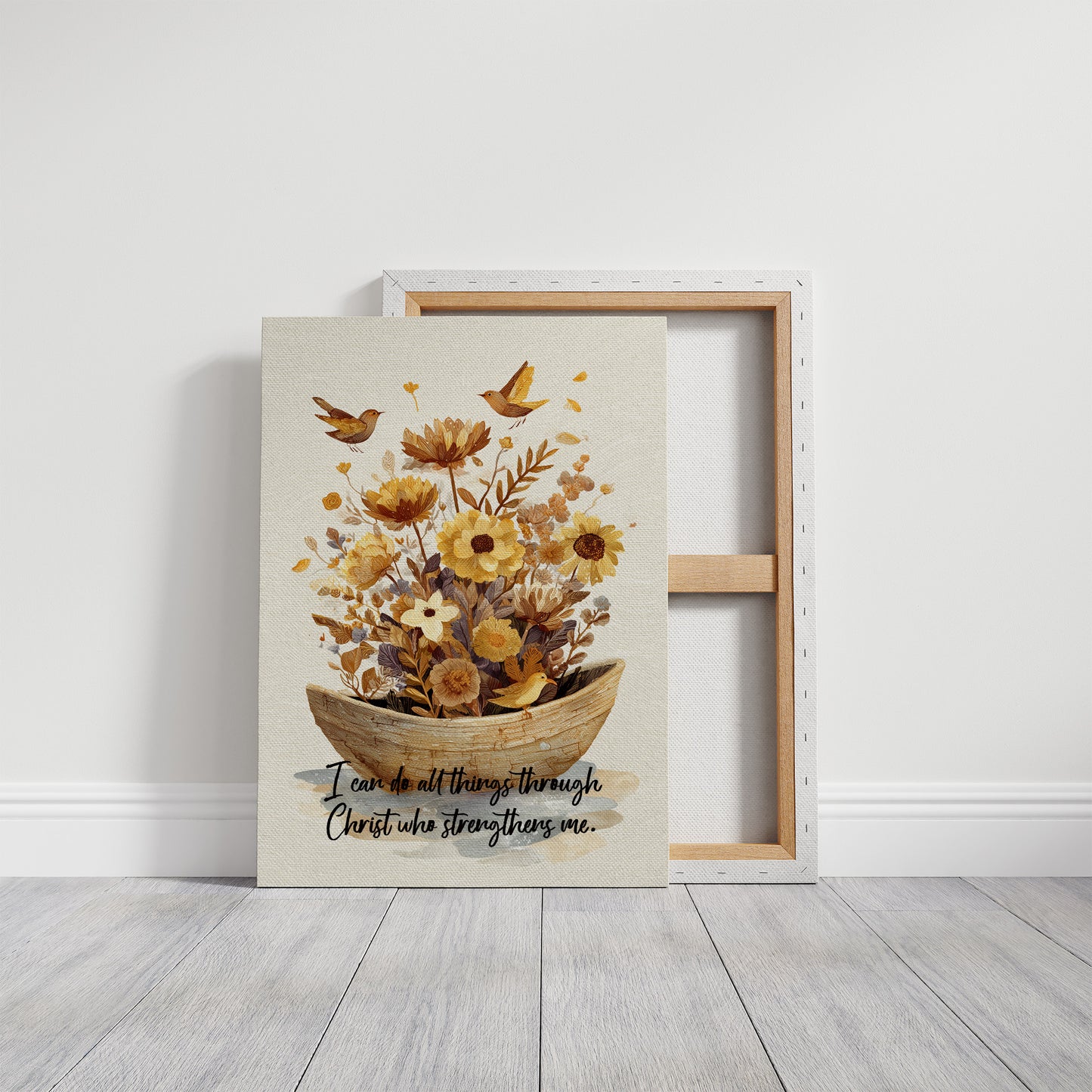 Golden Blooms Carry Faith's Promise