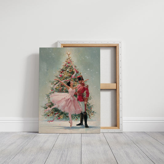 December's Dance Beneath Falling Snow