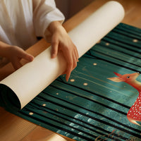 Fireflies Dance With Forest Fawn