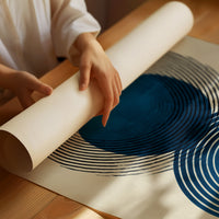 Blue Circles Dance In Morning Light