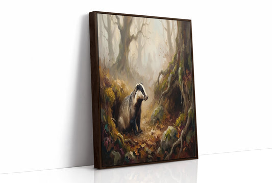 Badger at the Root Den