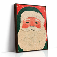 Santa in Torn Paper