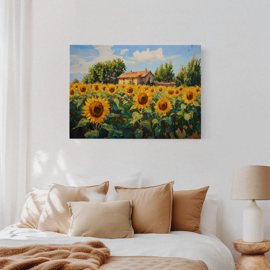 Summer Blooms Near Rustic Home