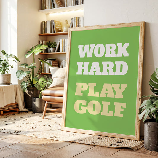 Life Balances On Green Fairways
