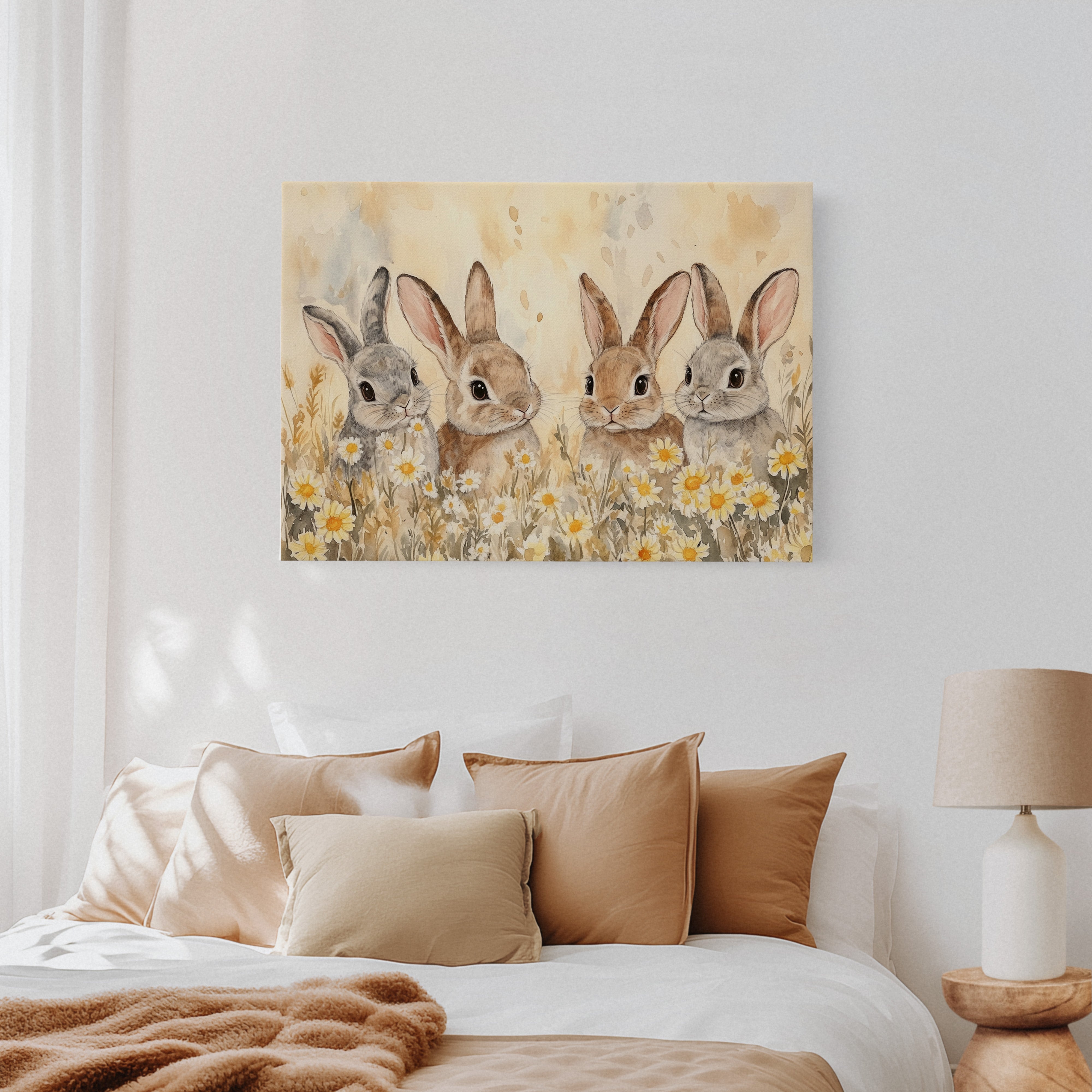 Cottontails Share Summer Daisy Tales