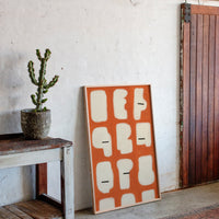 Minimal Shapes on Burnt Orange Grid