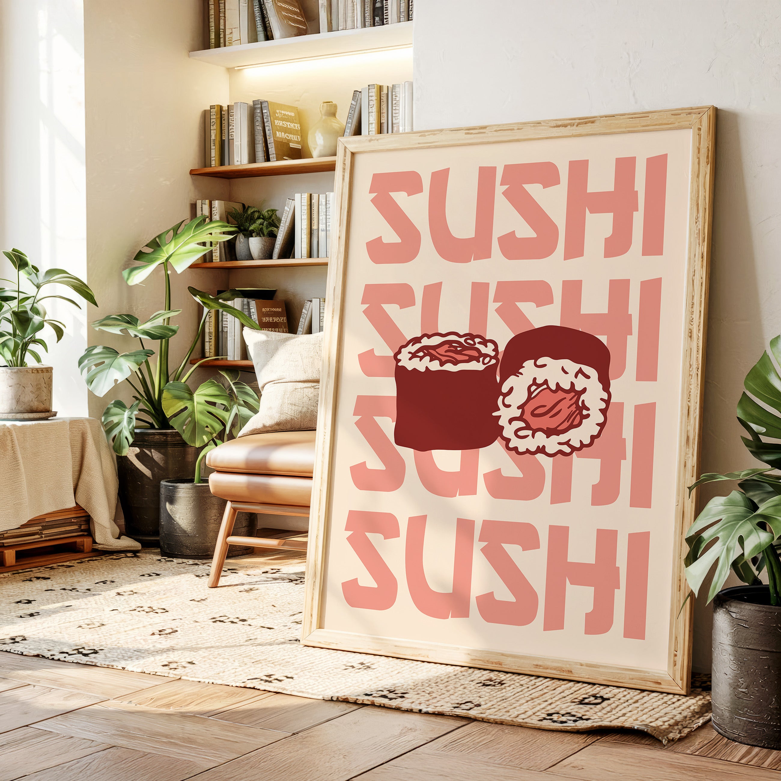 Fresh Rolls Dance In Coral Light