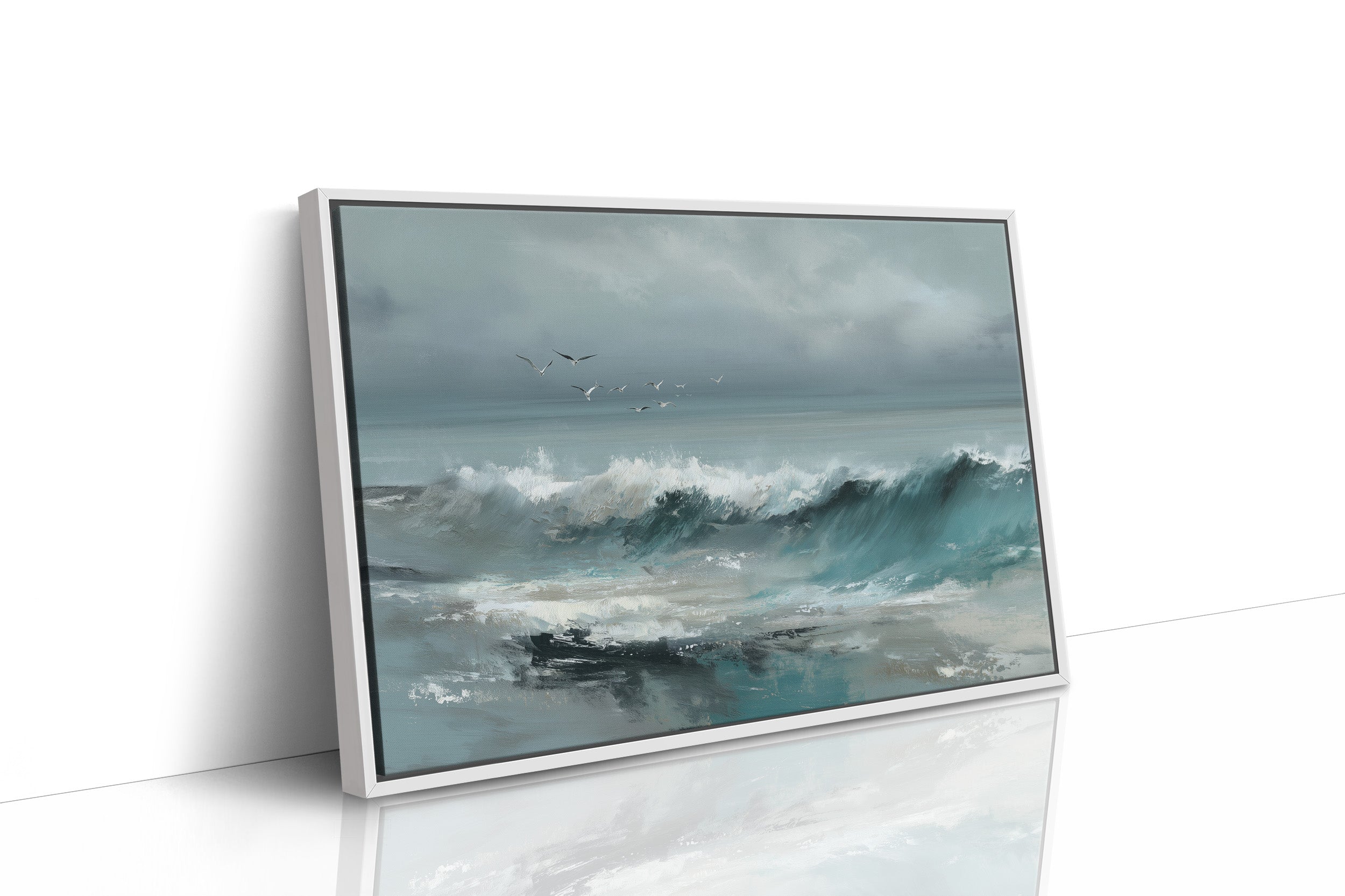 Teal Waves Call Ancient Mariners