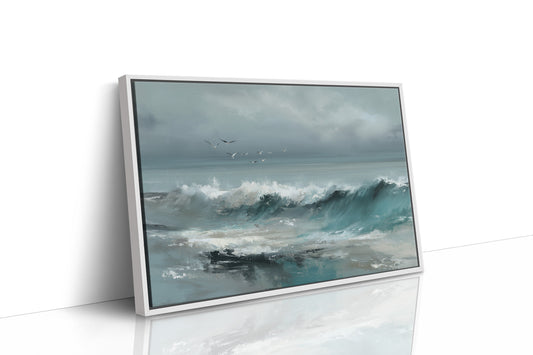 Teal Waves Call Ancient Mariners