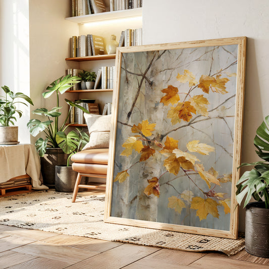 Autumn Light Catches Golden Wings