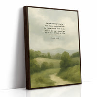 Morning Trust Psalm 143:8 Landscape Print