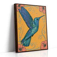 Hummingbird In Ornamental Bloom