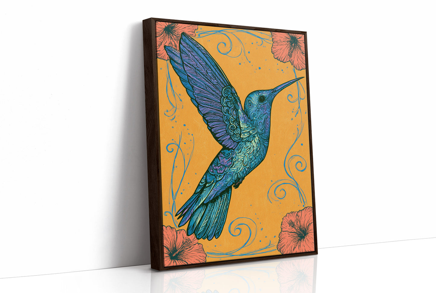 Hummingbird In Ornamental Bloom