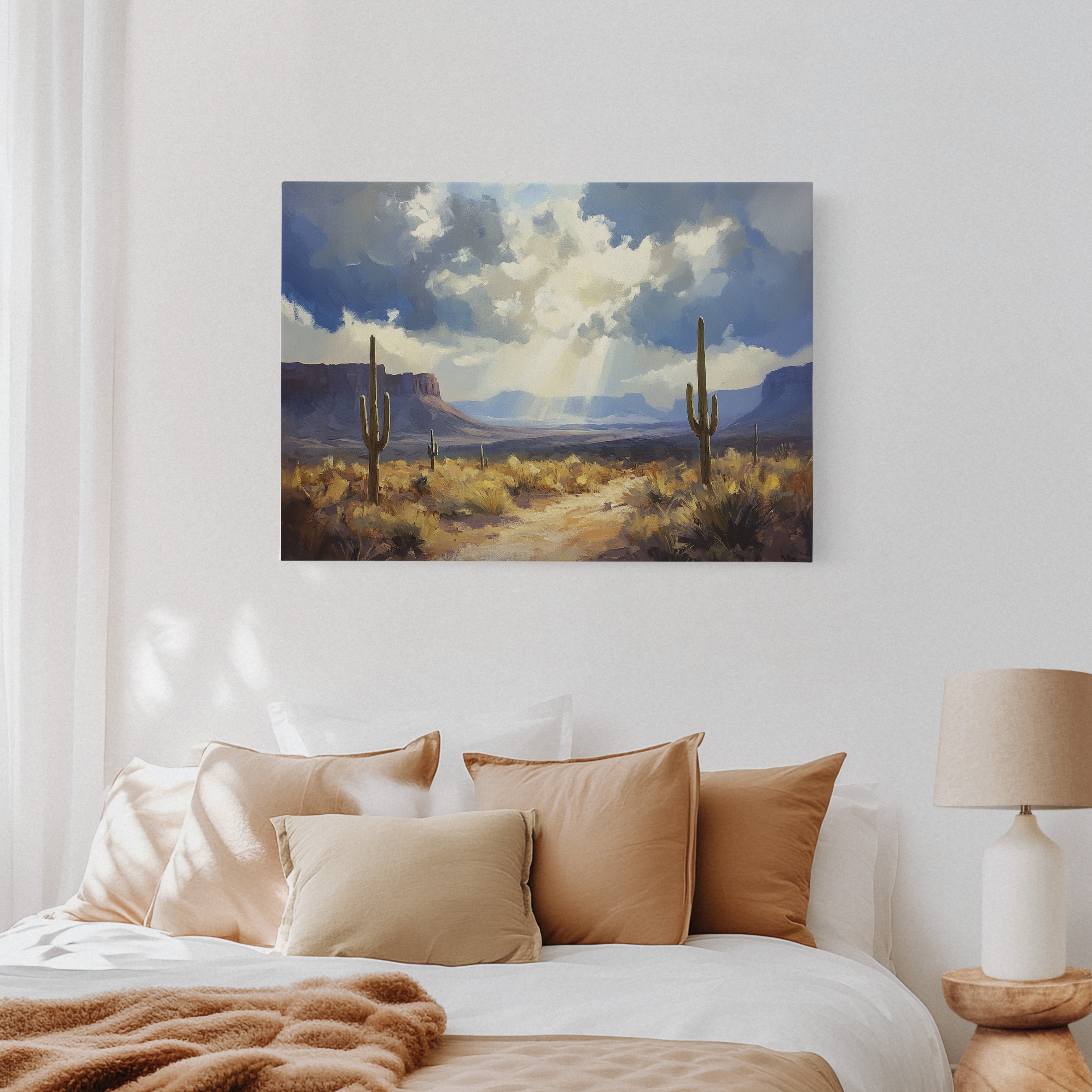 Desert Light Breaks Canyon Walls