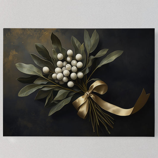 Winter Berries Bound In Golden Light