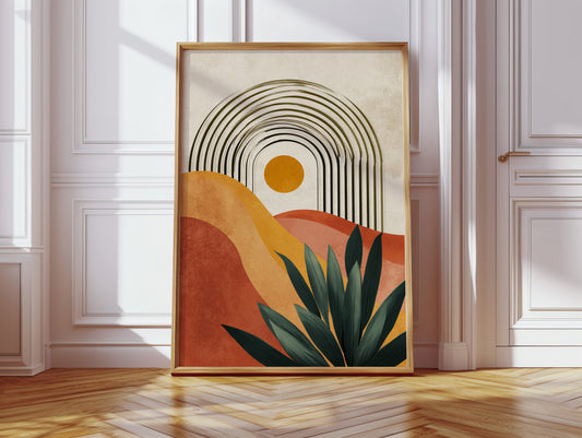 Hues of a Sunlit Horizon
