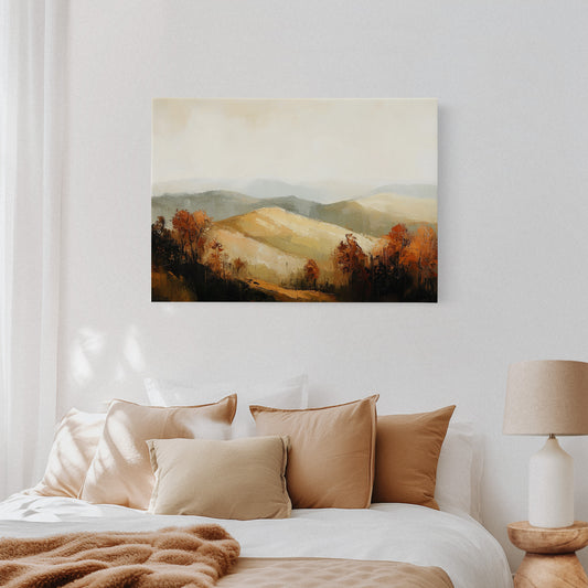 Autumn Hills Remember Golden Light
