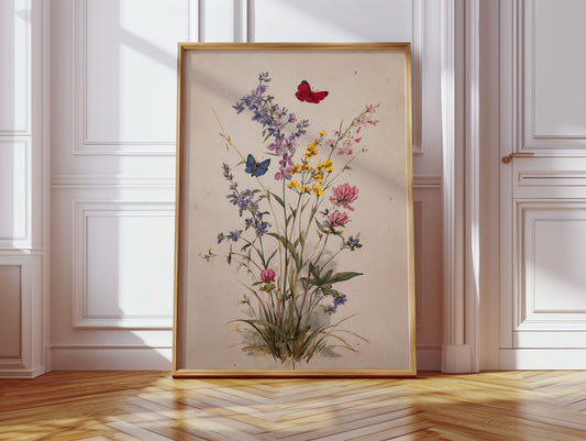 A Garden's Colorful Ballet