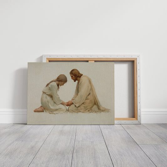 Whispered Devotion in Ivory Light