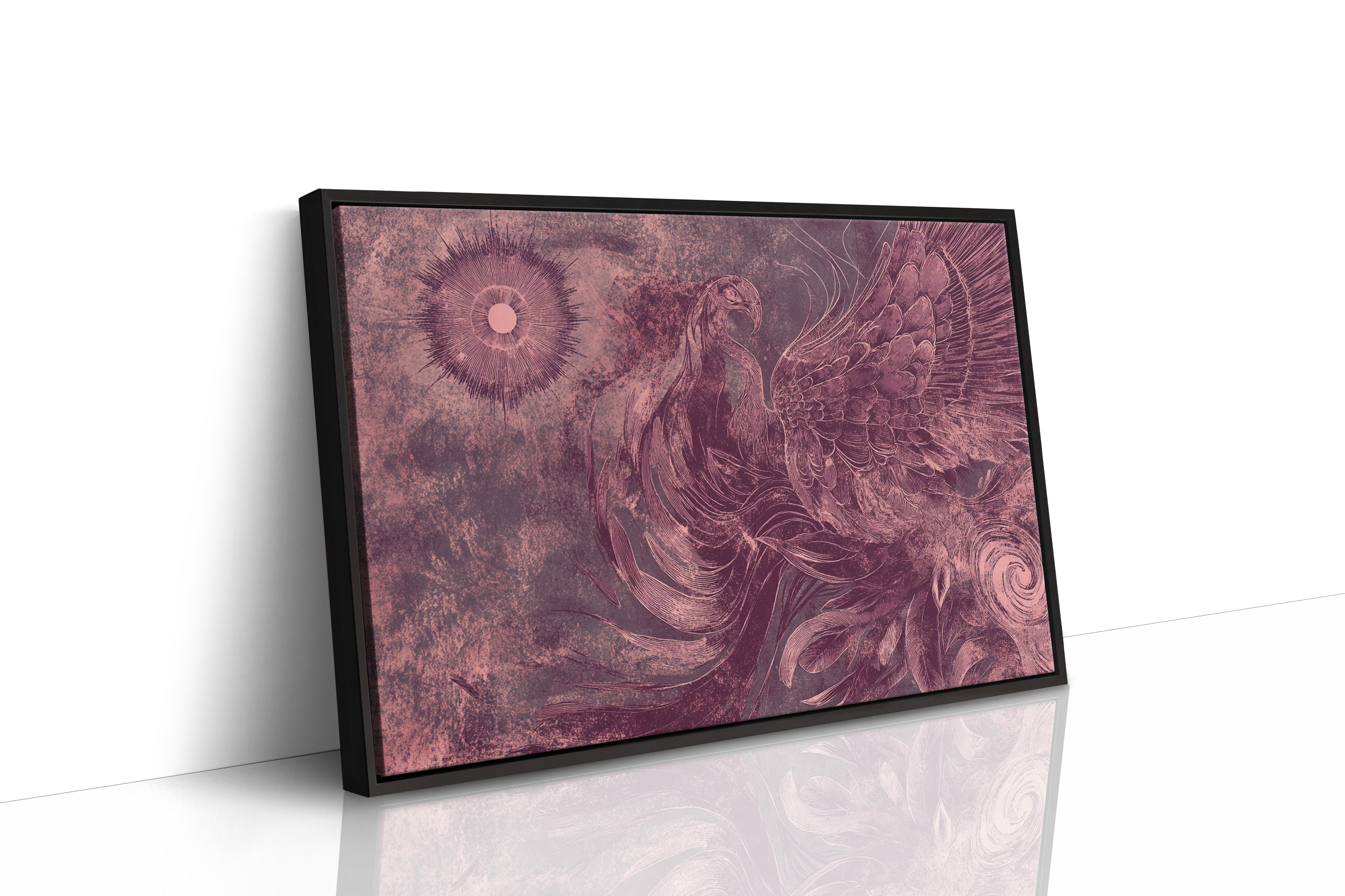 Phoenix Rising In Rose Gold