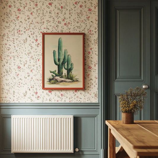 Saguaros Paint The Morning Mint