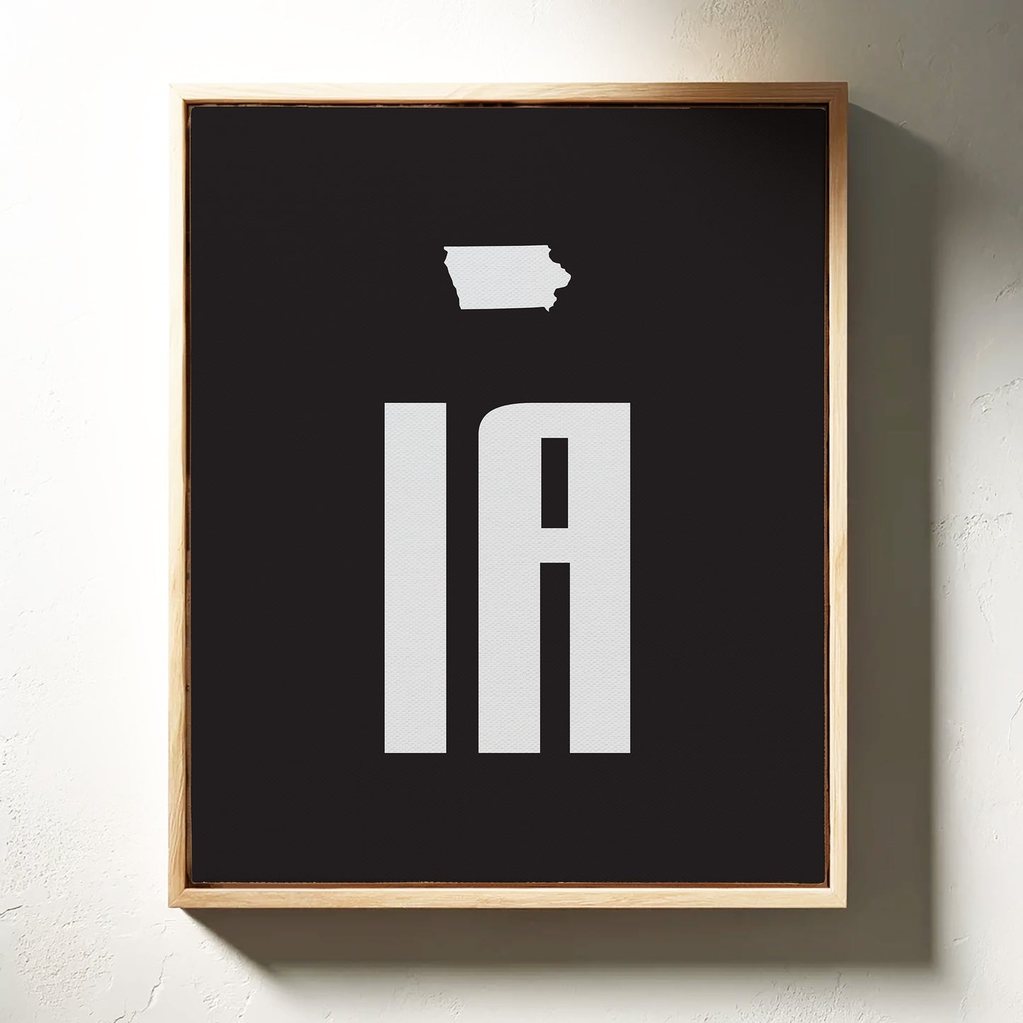 Iowa Letters Stand Bold And True