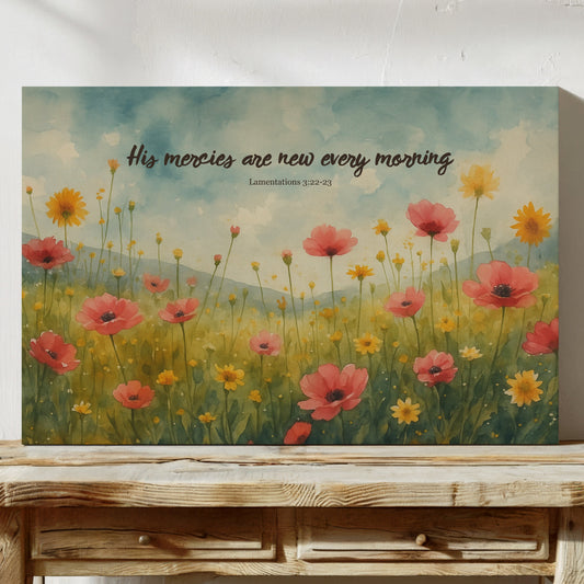 New Every Morning Wildflower Sunrise