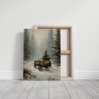 Winter Wagon Carries Forest Memories