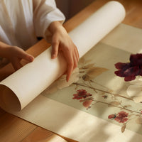 Roses Cast Shadows In Morning Light