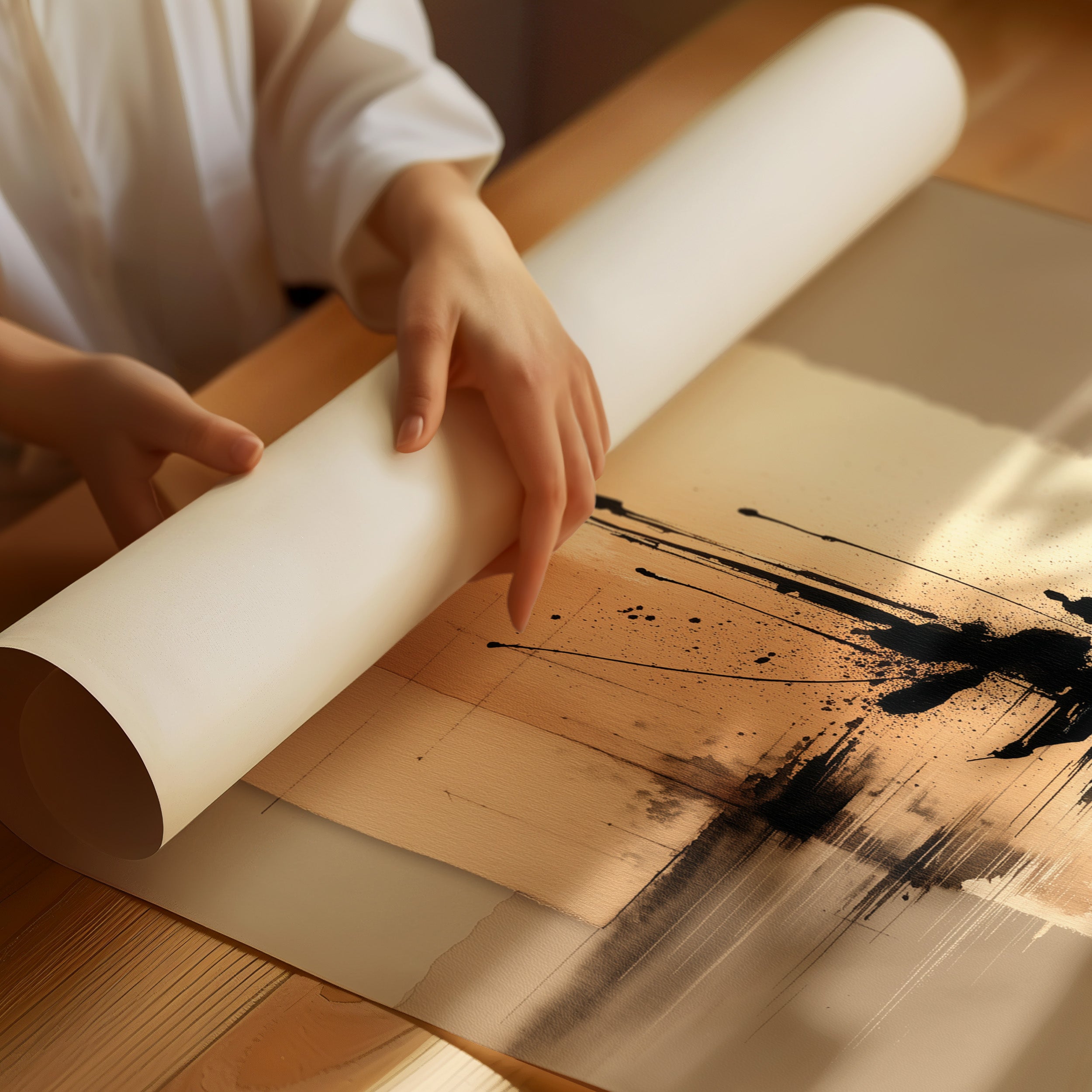 Ink Flows Like Morning Thoughts