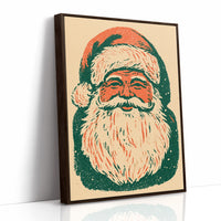 Retro Riso Santa Face