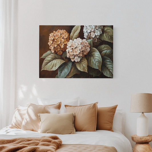 Autumn Hydrangeas Paint Golden Stories