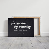 Faith's Whisper On Blackboard Canvas