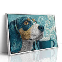 Beagle and the Steaming Mug