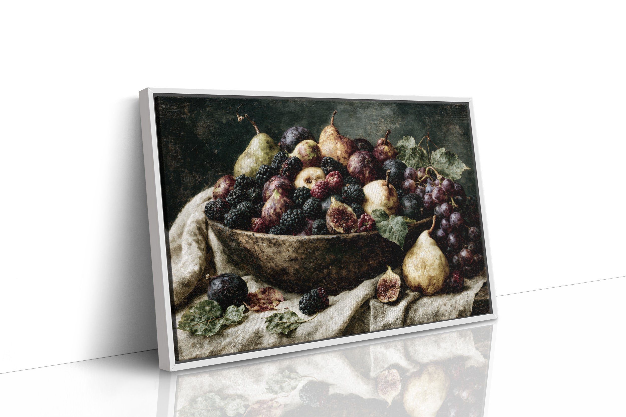 Harvest Bowl of Pears and Figs
