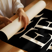 Bold Letters Speak Silent Volumes