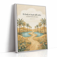 He Leads Me Beside Still Waters: Desert Oasis Path
