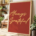 Autumn Letters Carry Simple Grace